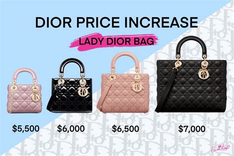 dior bag price increases.